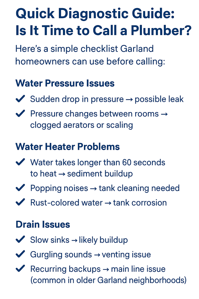 garland plumbing