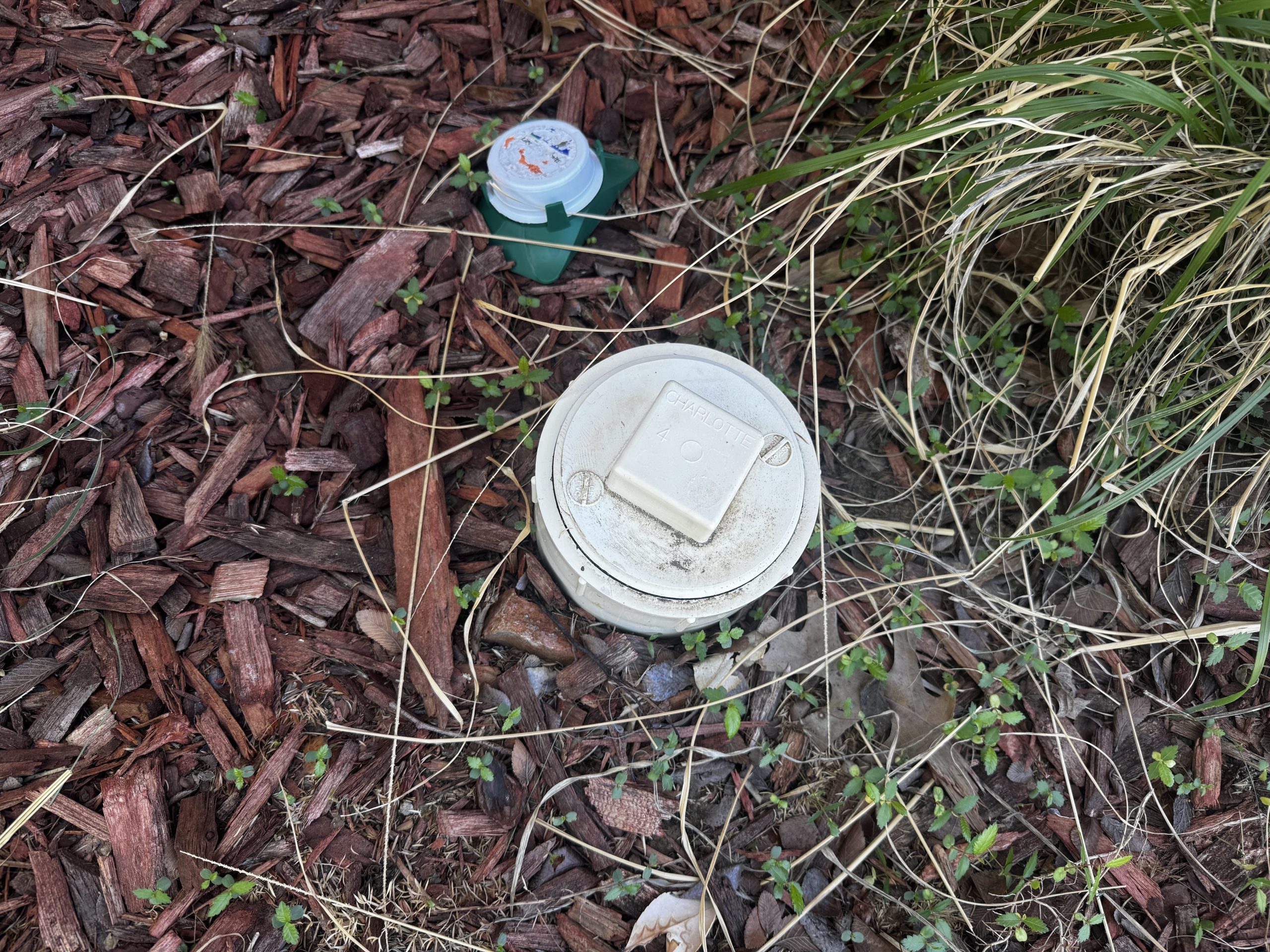 sewer line cleanout pipe