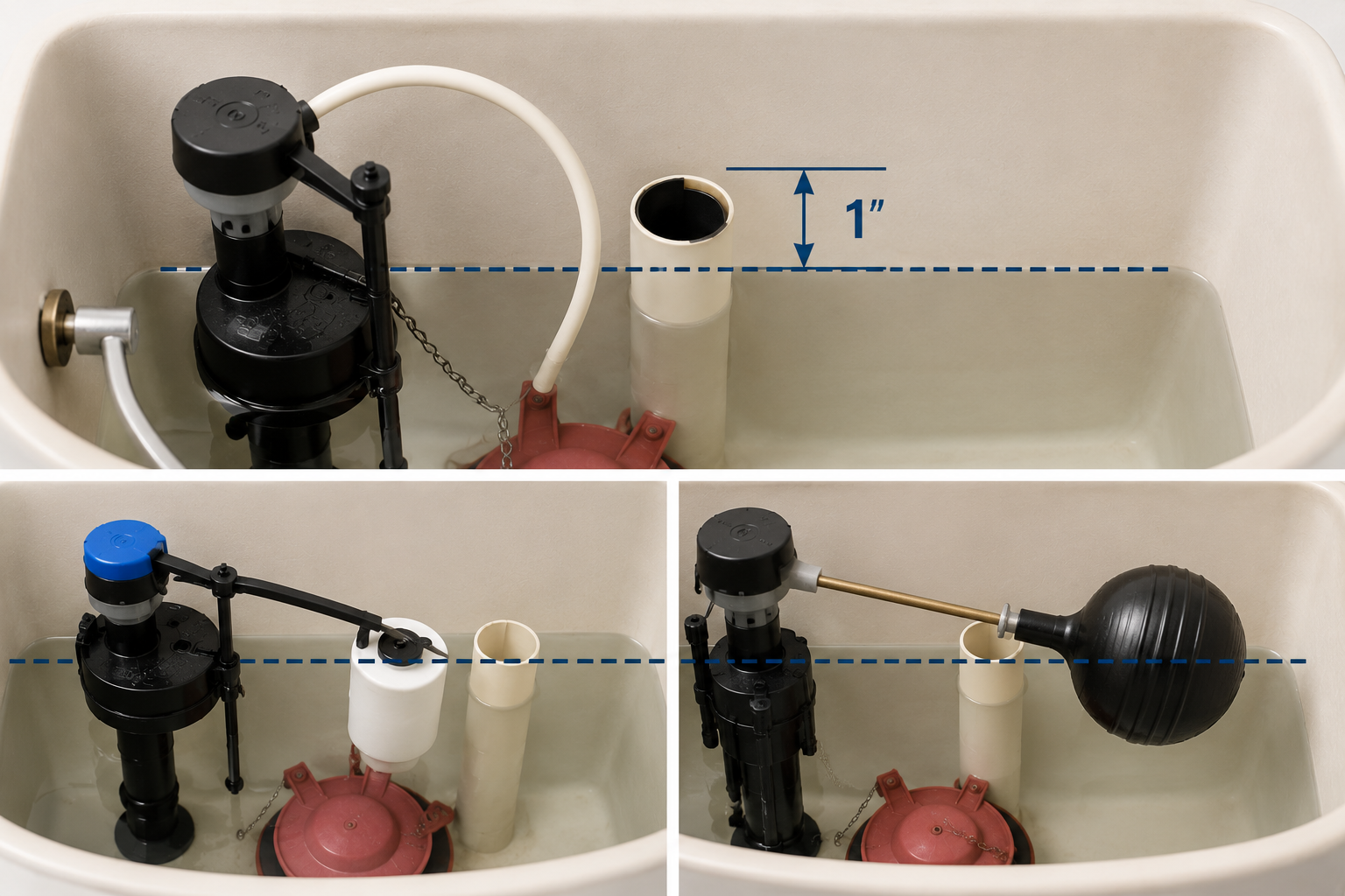 toilet tank fill valve guide
